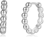 Lafonn Classic Lumina Beaded Huggie Hoop Earrings