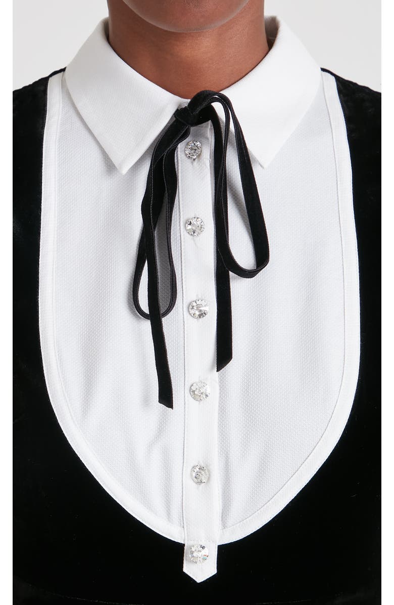 Temperley London Pompidou Bib Dress, Alternate, color, 