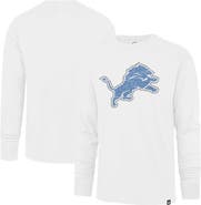'47 Men's '47 White Detroit Lions Premier Franklin Long Sleeve T-Shirt