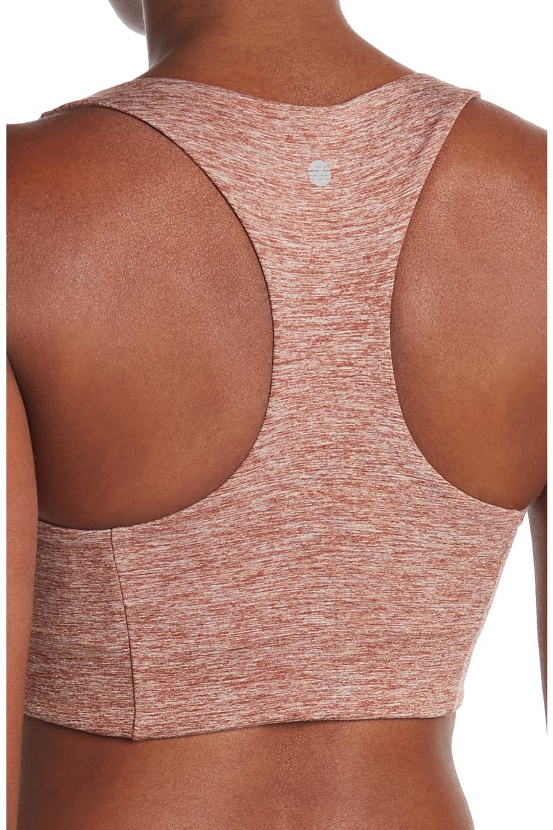 Downtown Lounge Sports Bra, Alternate, color, RUST CHERRY