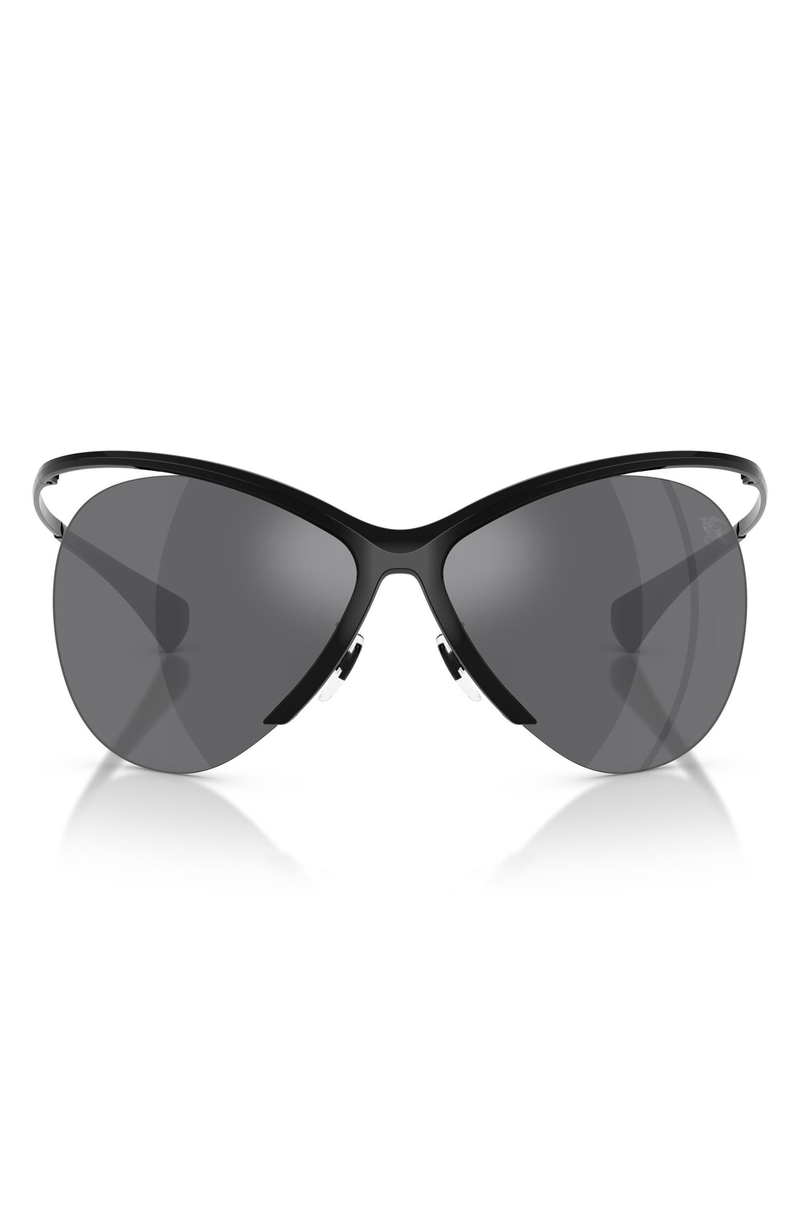 selected BLACK / GREY MIRROR SILVER