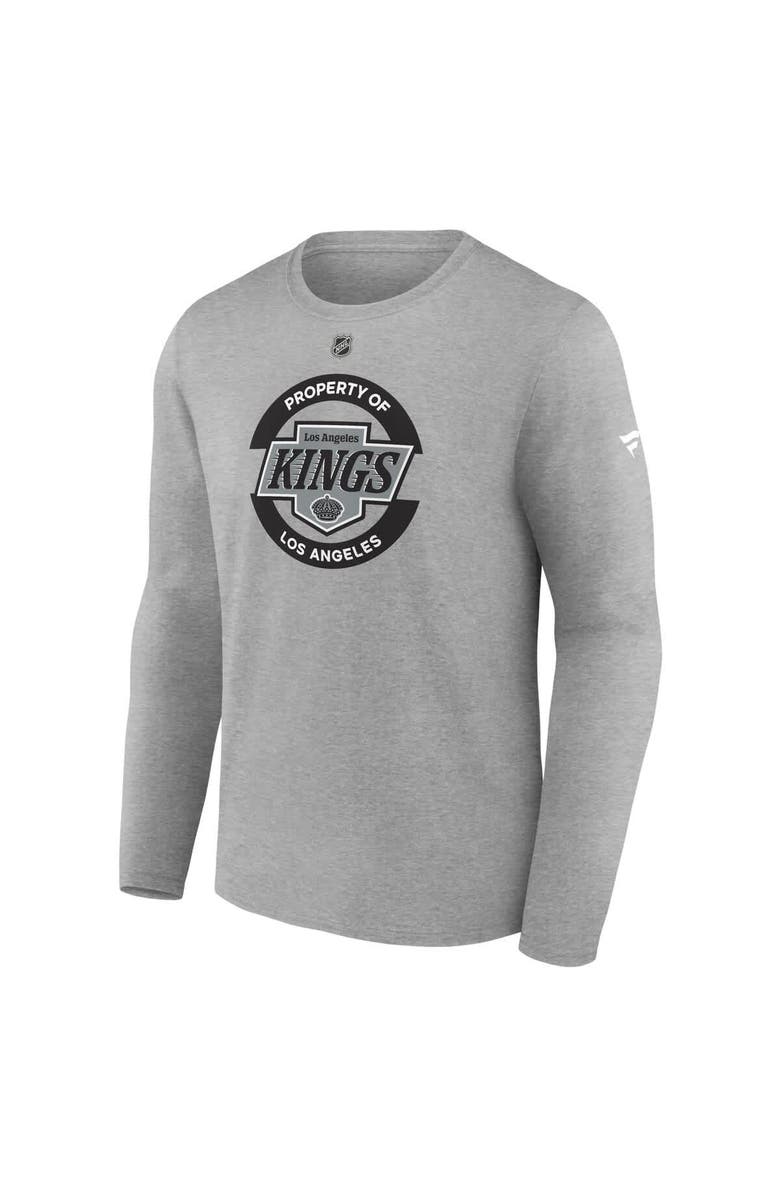 FANATICS Men's Fanatics Gray Los Angeles Kings Authentic Pro Practice Long Sleeve T-Shirt, Alternate, color, Gray