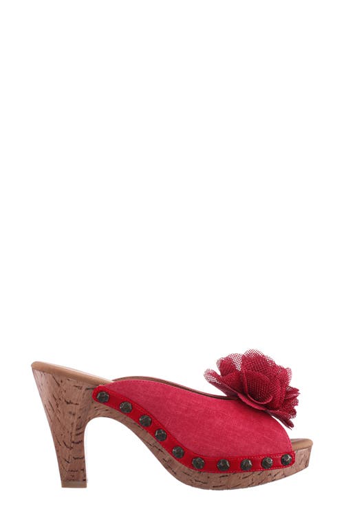 Nina Veneto Sandal In Poppy
