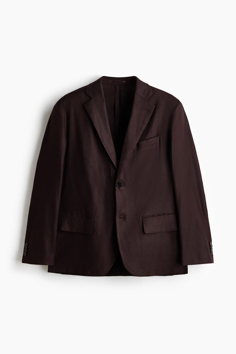 Relaxed Fit Jacket, Alternate, color, Dark brown