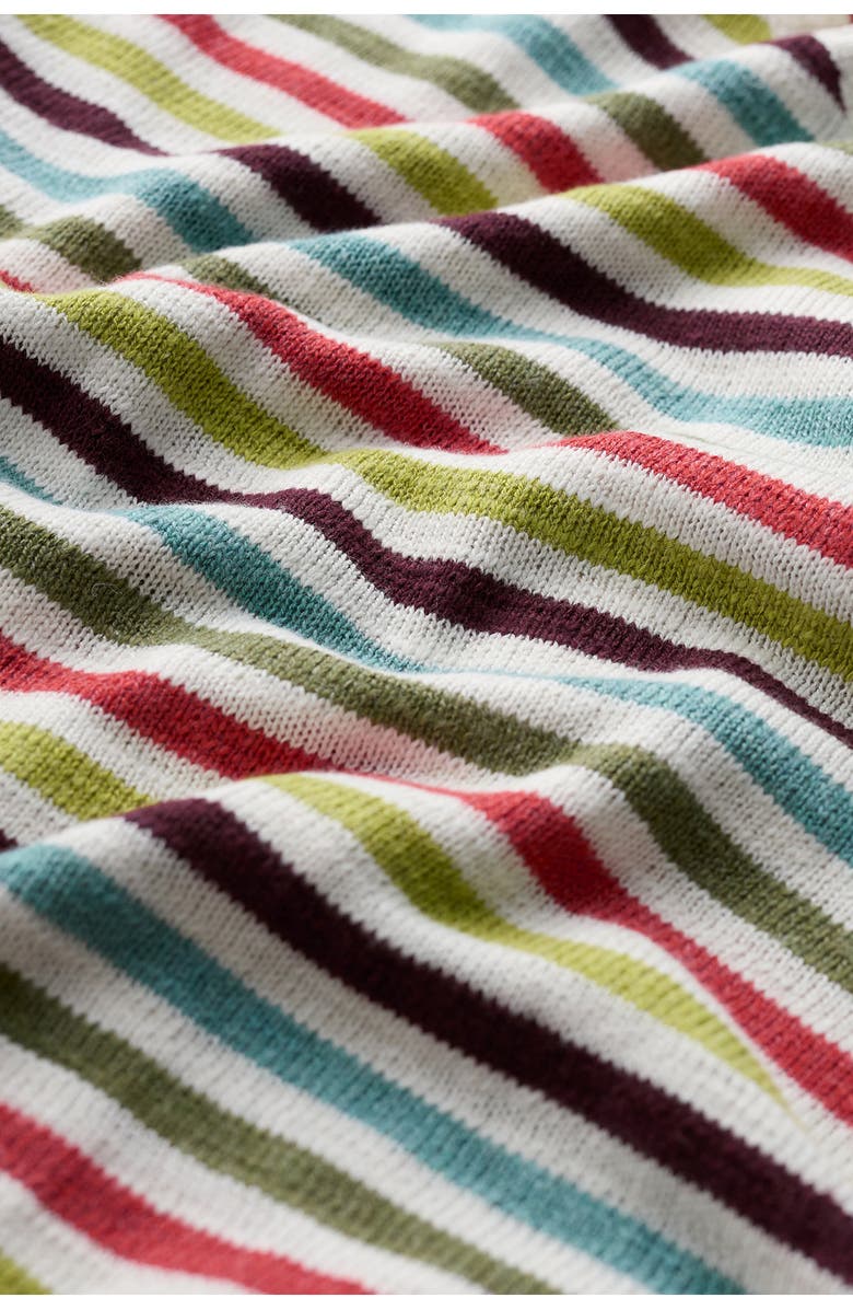Seasalt Cornwall Knavock Stripe Organic Cotton & Linen Sweater, Alternate, color, Mini Cornish Carnelian Multi