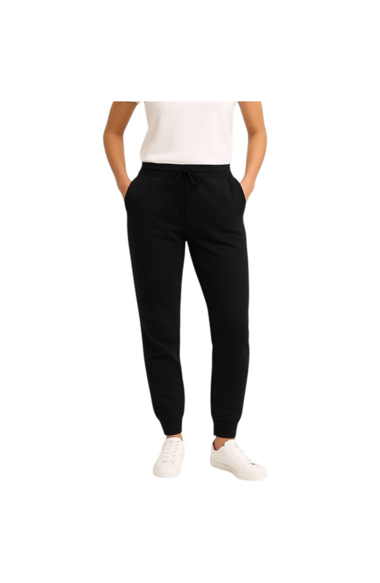 BenBen Womens Ultra Soft Fleece Sweatpants, Main, color, Black