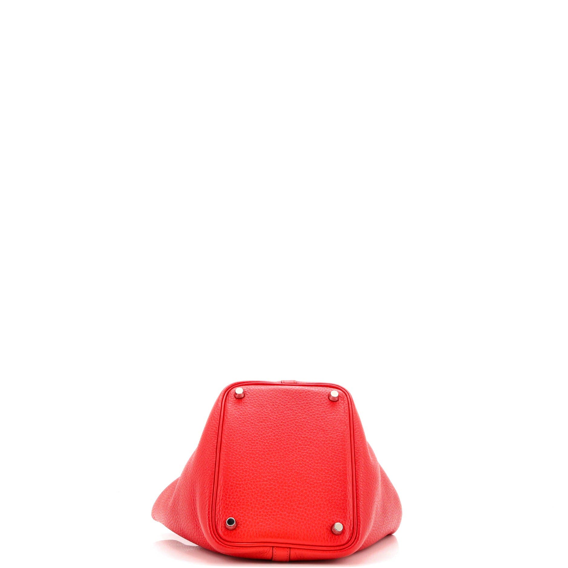 Pre-Owned Hermes Picotin Lock Bag Clemence PM, Alternate, color, Rouge Tomate