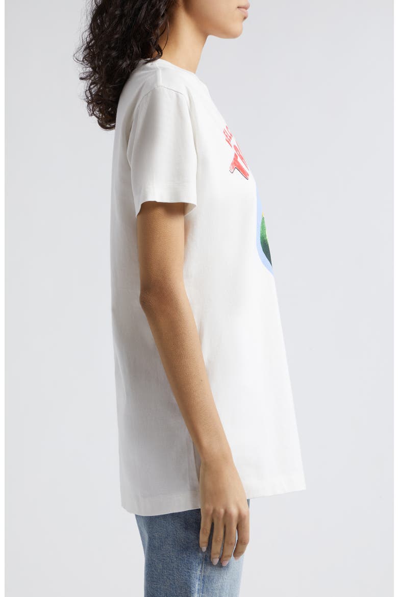 Welcome to the Tropics Cotton Graphic T-Shirt, Alternate, color, OFF-WHITE