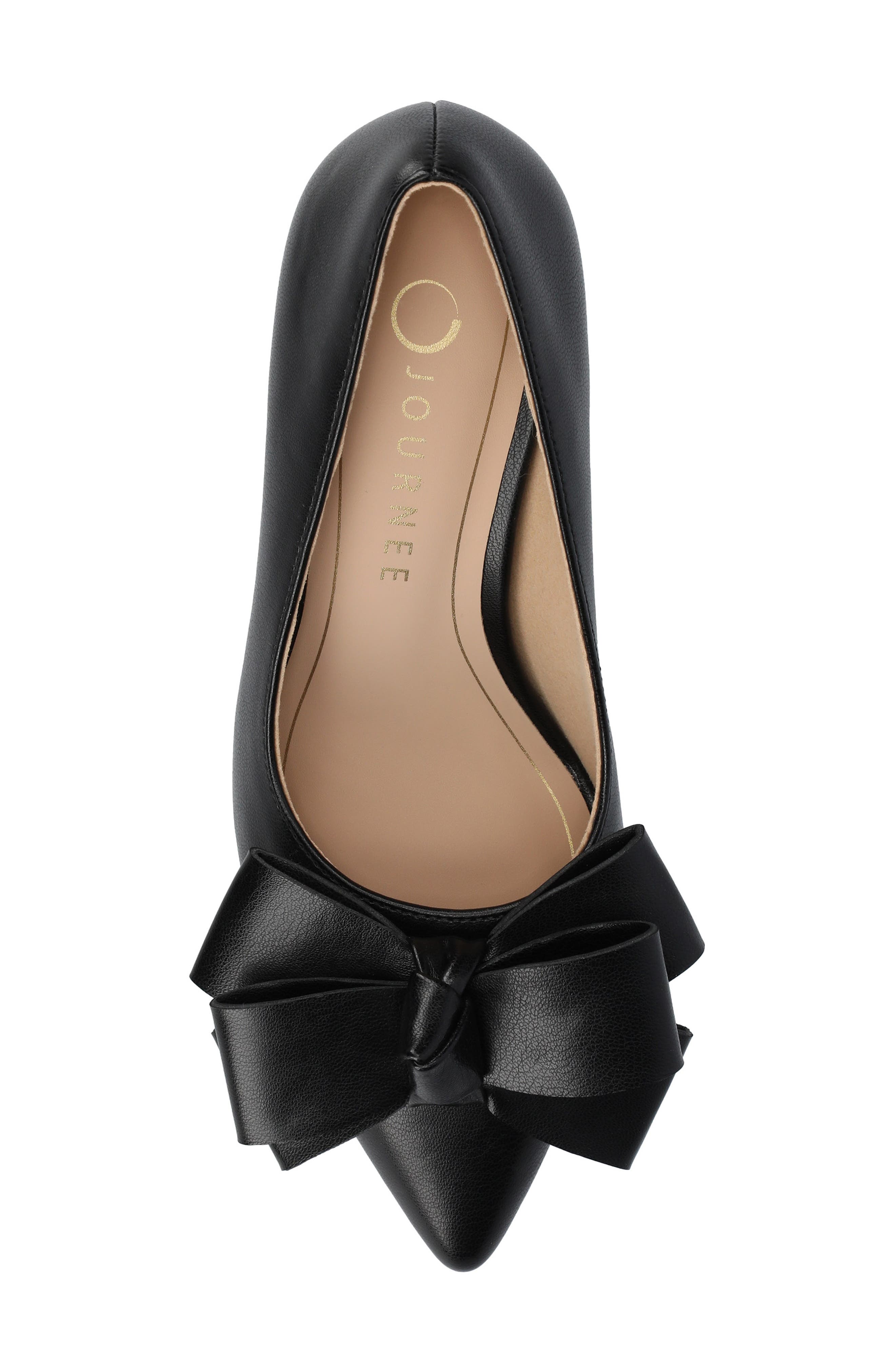 Crystol Pump - Wide Width, Alternate, color, BLACK PU
