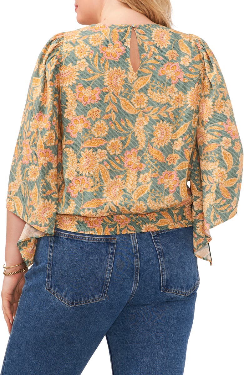 1.STATE Paisley Bell Sleeve Top, Alternate, color,
