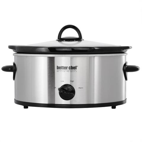 3 Quart Slow Cooker with Removable Stoneware Crock