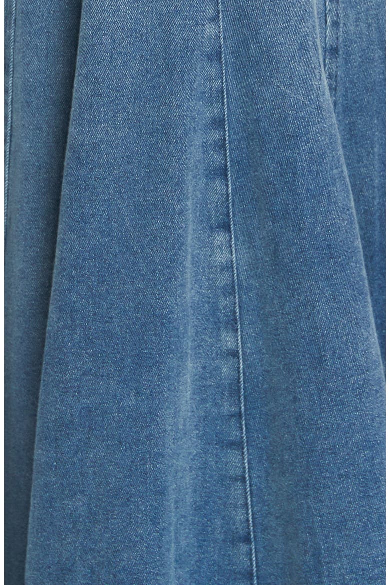 Denim Midi Dress, Alternate, color, MEDIUM INDIGO