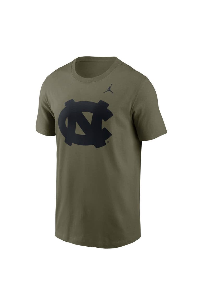Men's Jordan Brand Olive North Carolina Tar Heels Primetime Logo Performance T-Shirt, Alternate, color, Olive