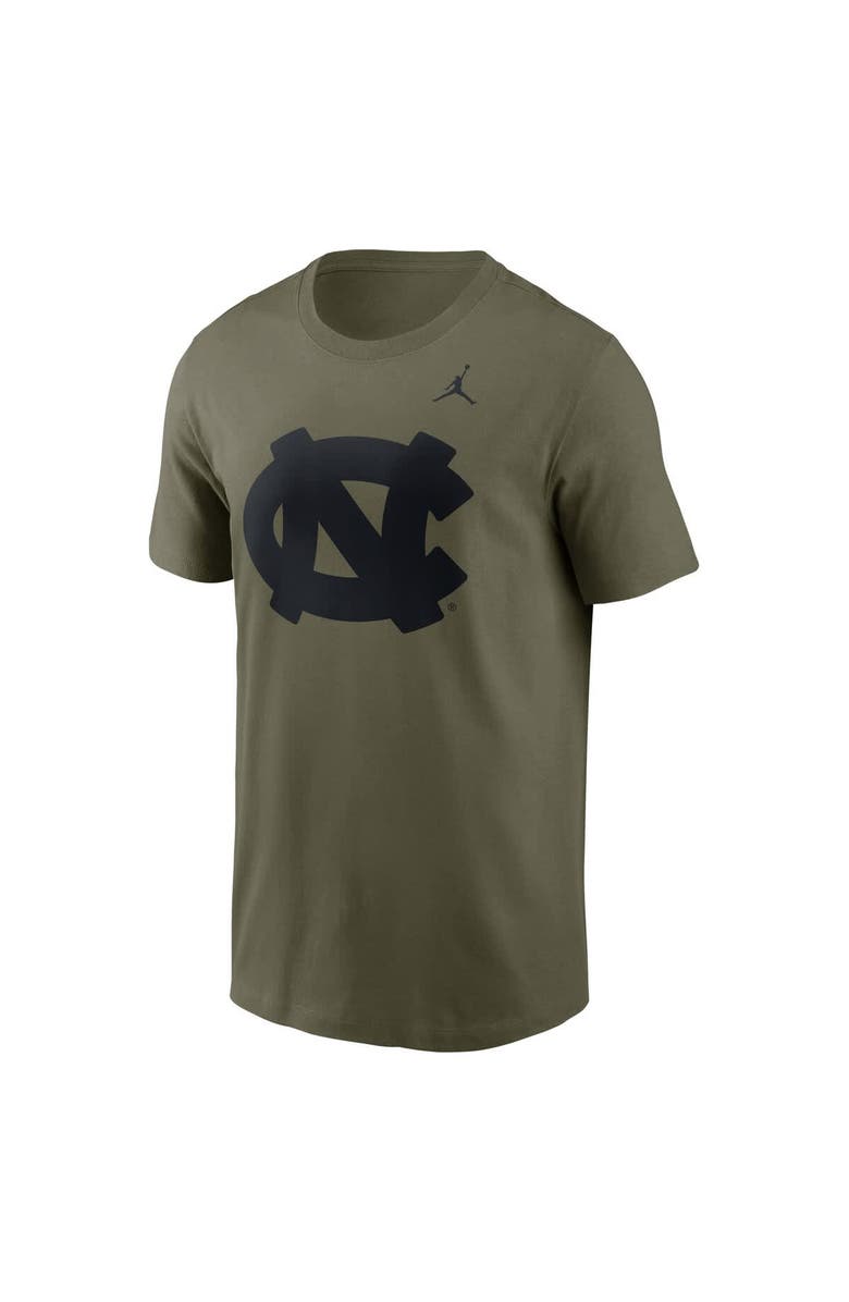 Jordan Brand Men's Jordan Brand Olive North Carolina Tar Heels Primetime Logo Performance T-Shirt, Alternate, color, Olive