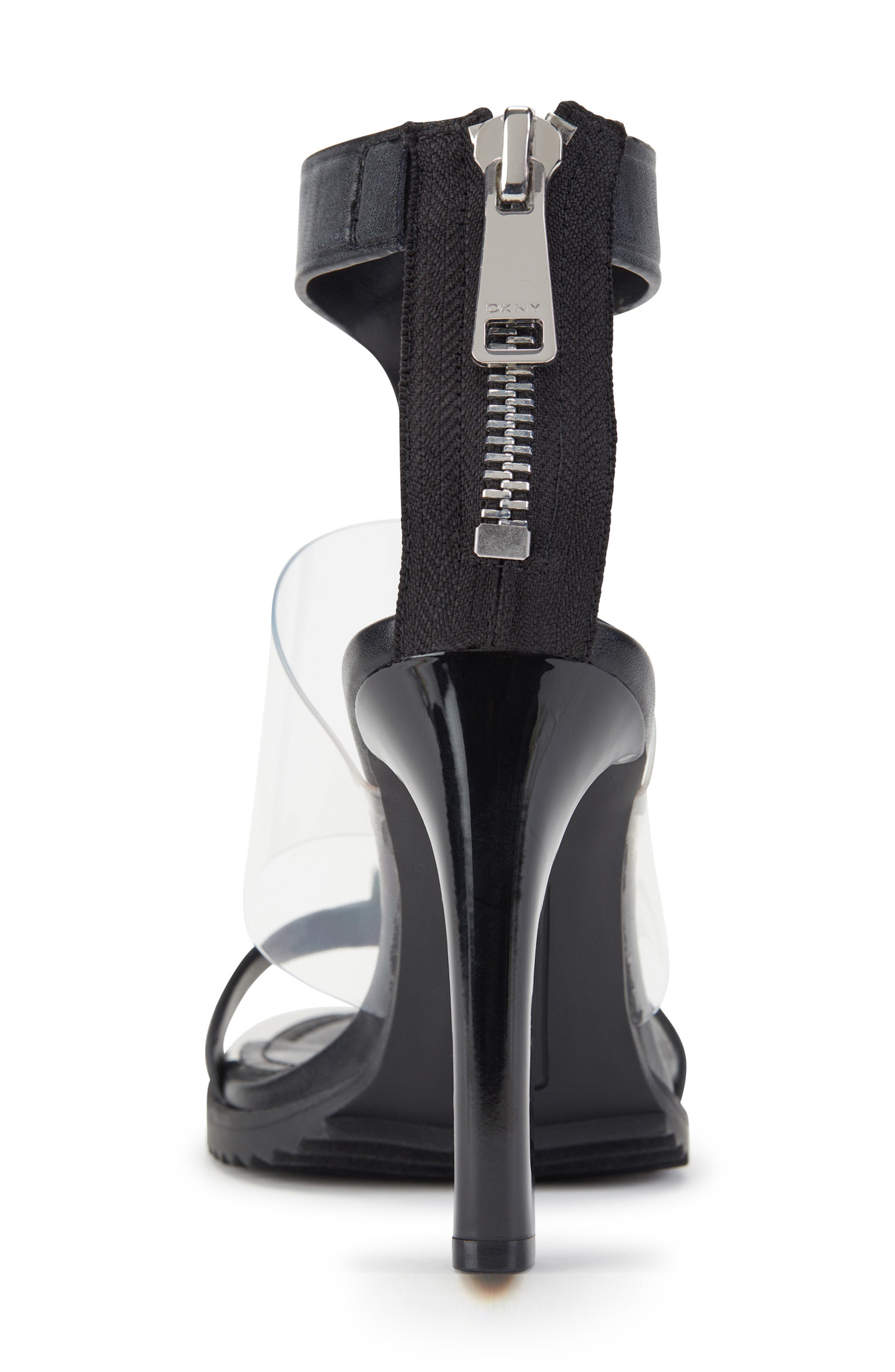 DKNY Braydi Ankle Strap Sandal, Alternate, color, Black