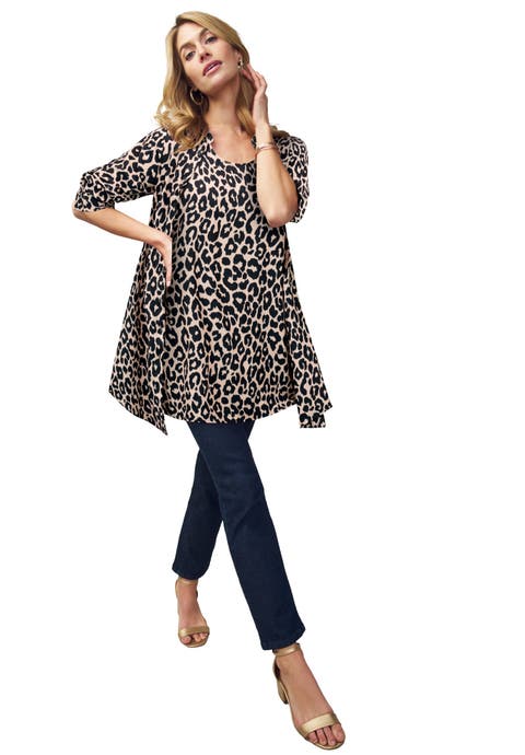 Georgette Button Front Tunic