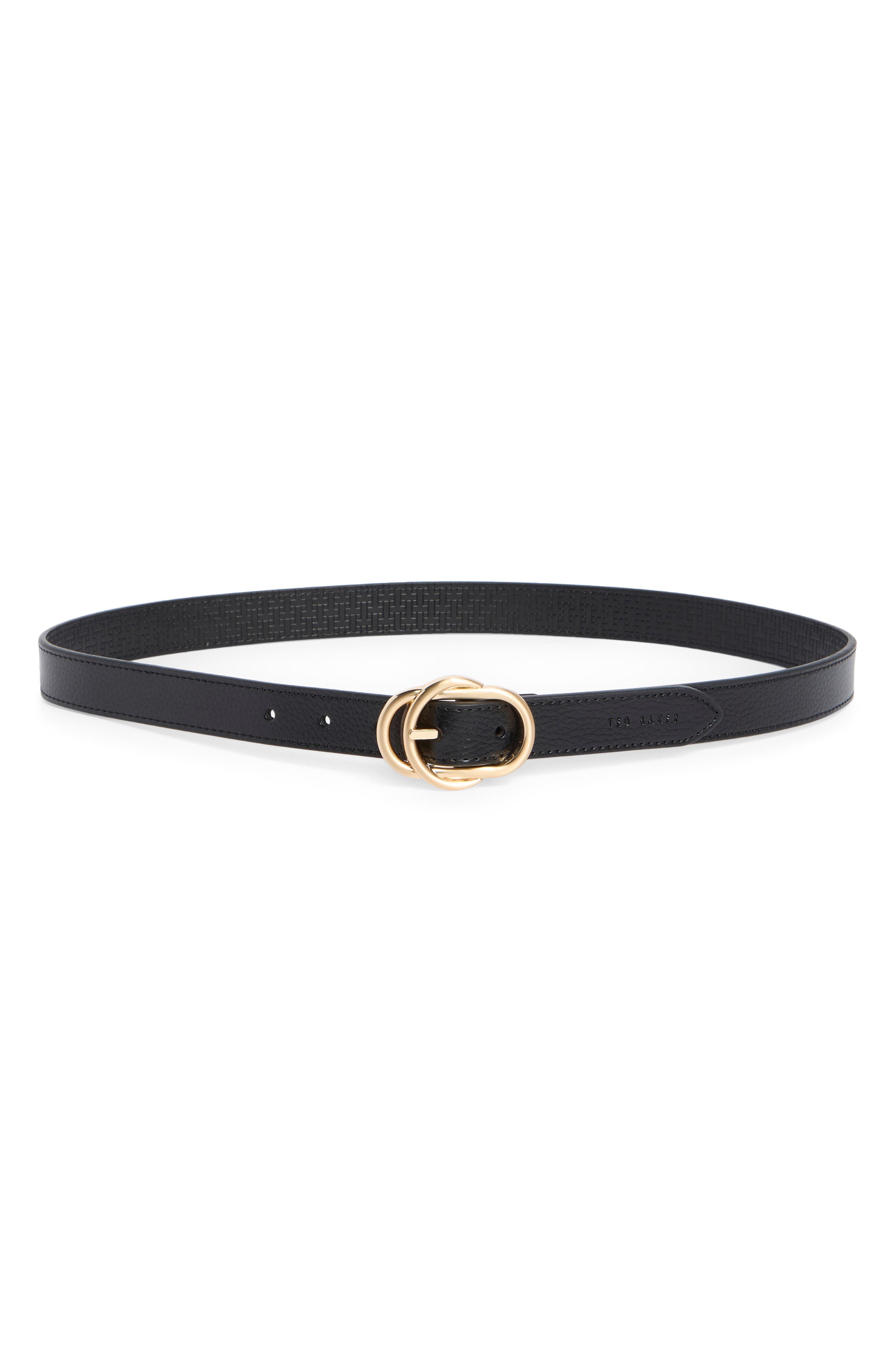 Leather Double Ring Belt