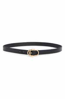 Leather Double Ring Belt