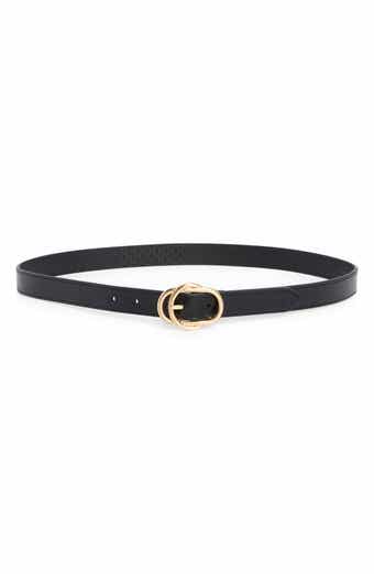 Leather Double Ring Belt