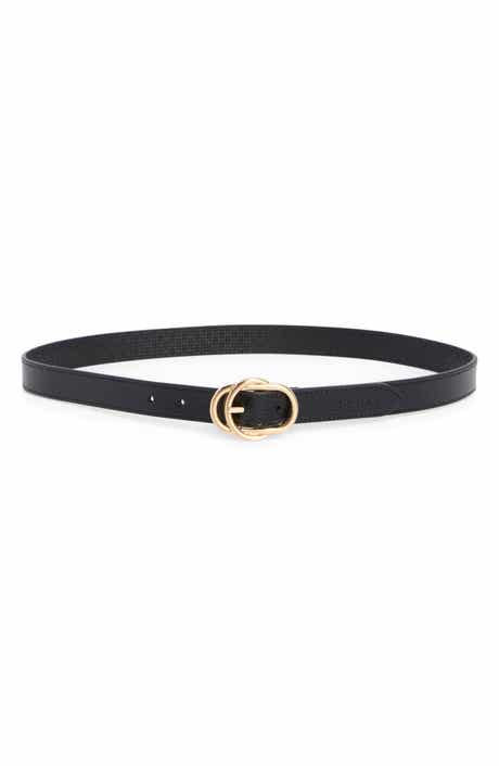 Leather Double Ring Belt