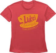 Gilmore Girls Women's Gilmore Girls Luke's Stars Hollow Sign Graphic T-Shirt