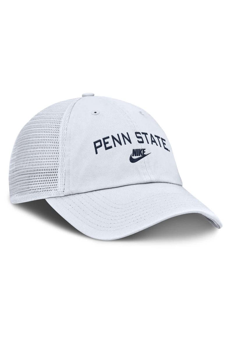 Men's Nike White Penn State Nittany Lions Club Legacy Adjustable Trucker Hat, Alternate, color, White