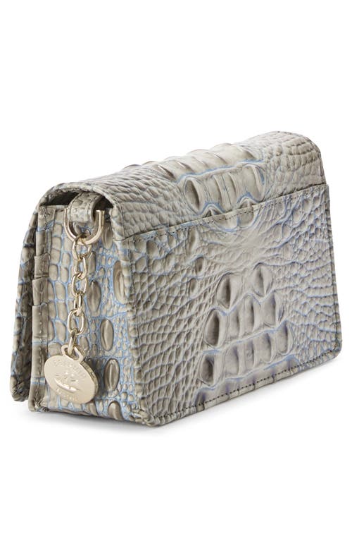 Brahmin Minuette Convertible Leather Crossbody Bag In Gray
