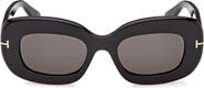 TOM FORD Islay 50mm Small Rectangular Sunglasses