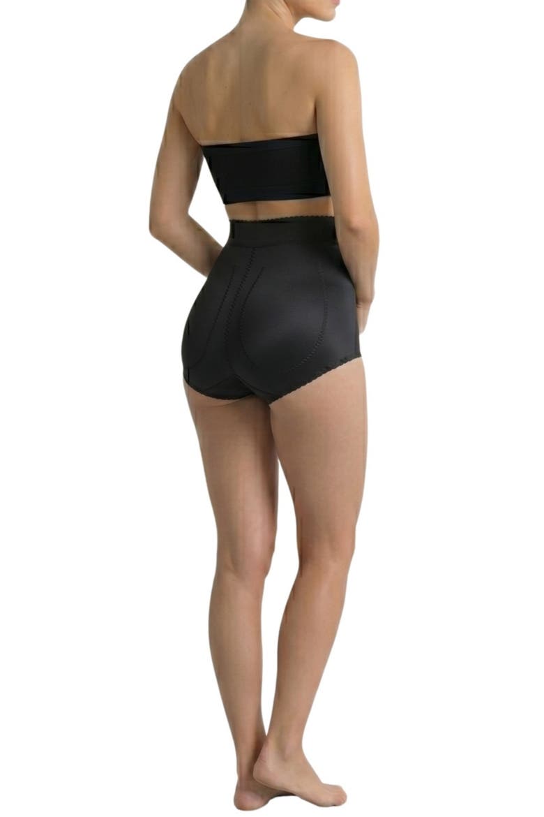 High Waist Padded Panty with Removable Pads, Alternate, color, Black