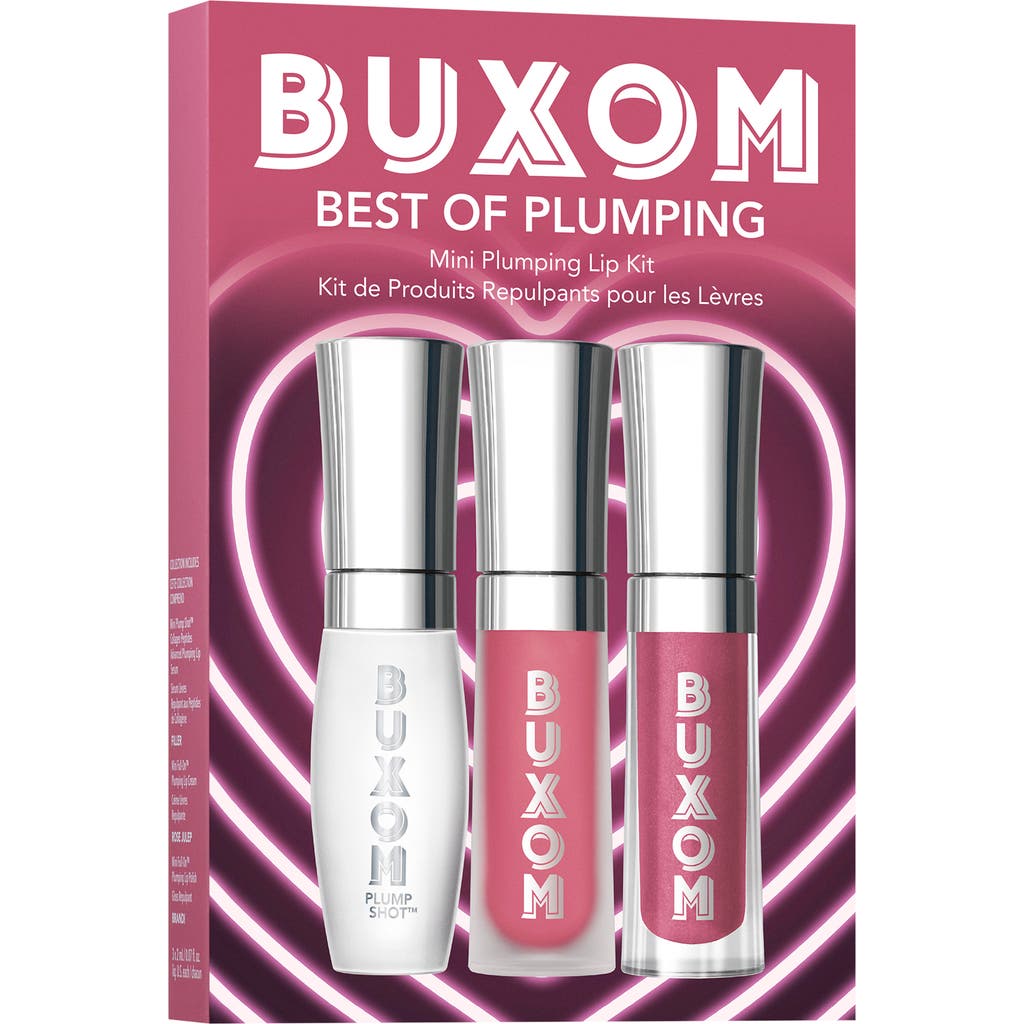 Buxom Best Of Plumping Mini Plumping Lip Kit $45 Value In No Color