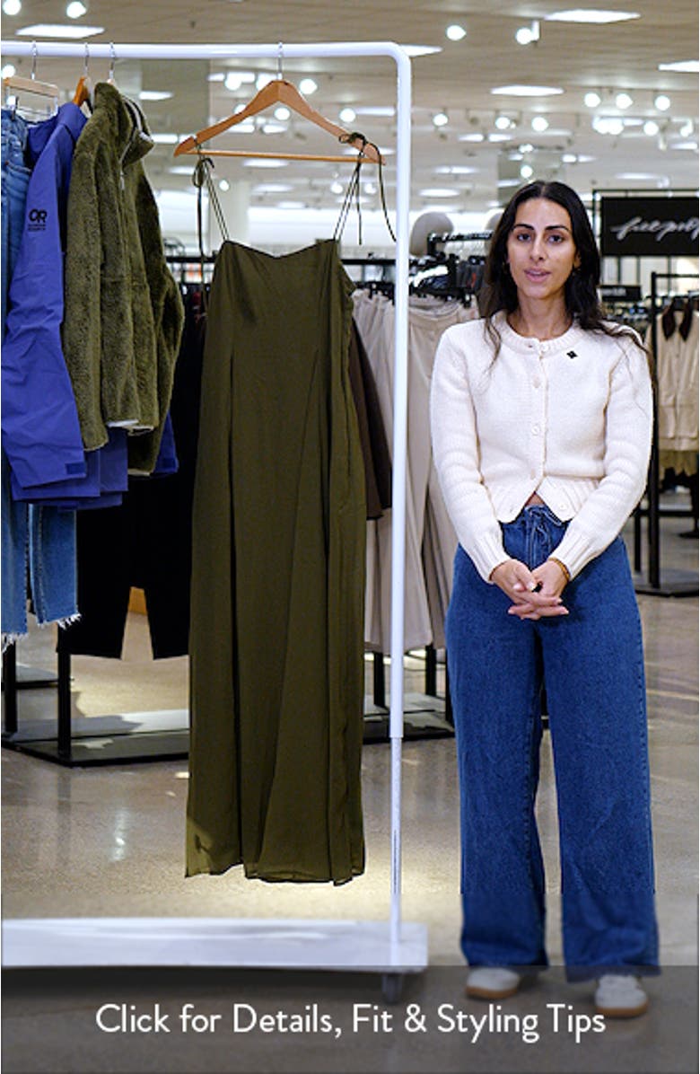 Rayna Tie Strap Maxi Dress, sales video thumbnail