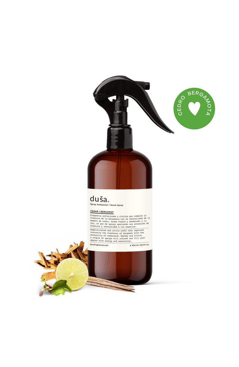 Dusa Fragrances Cedar I Bergamot - Room & Linen Spray, Main, color, Cedar Bergamote - 16 Oz