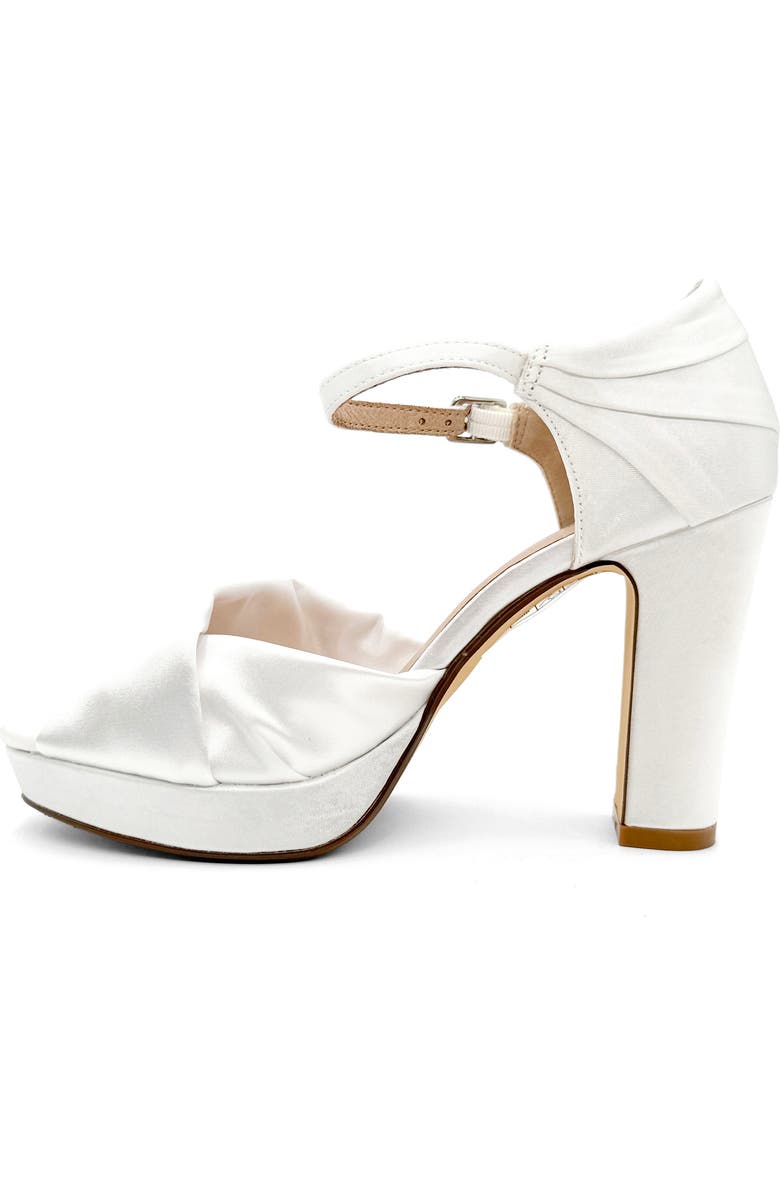 CHELSEA CREW Gloria Platform Peep Toe Pump, Alternate, color, White