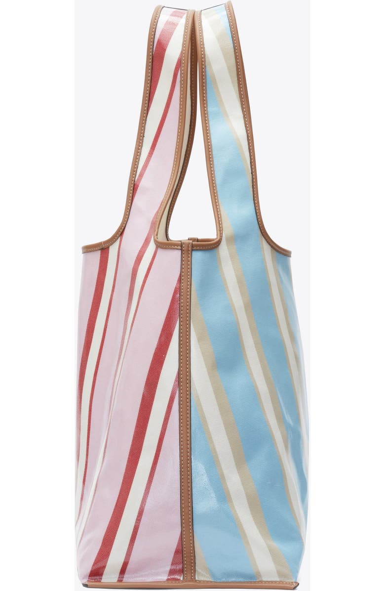 3.1 Phillip Lim Dual Stripe Market Tote, Alternate, color, Blue-Pink Multi