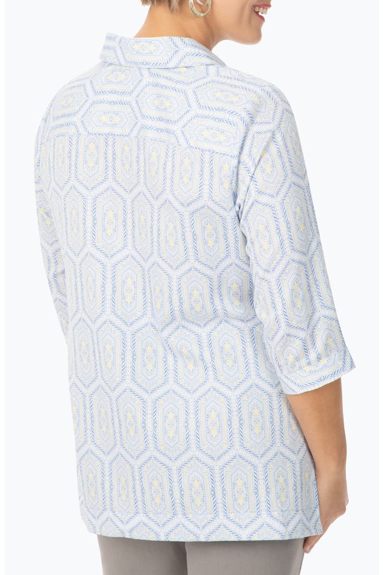 Angel Tile Print Tunic Top, Alternate, color, MULTI