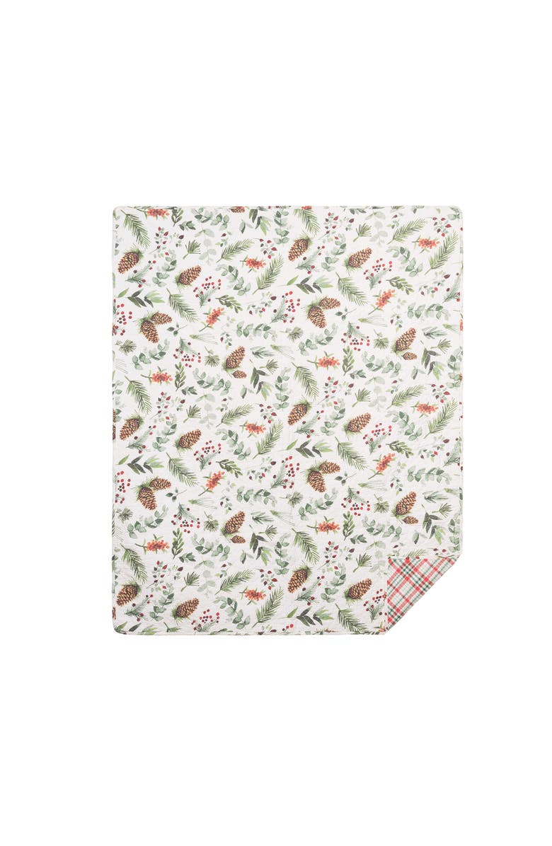 C&F Home Quilted Throws, Main, color, Green