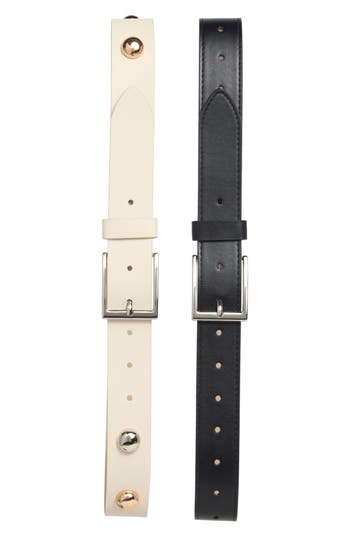 Steve Madden 2-for-1 Assorted Leather Belts In Multi