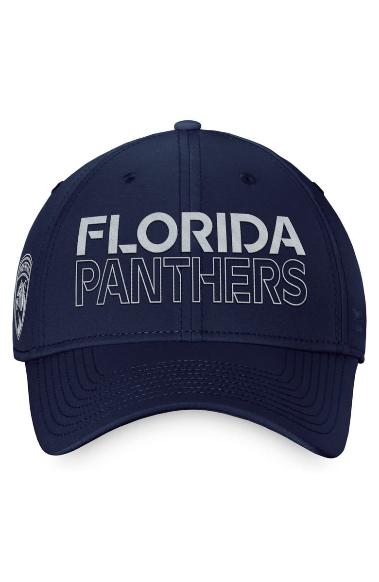 FANATICS Men's Fanatics Branded Navy Florida Panthers Authentic Pro Road Flex Hat, Alternate, color,