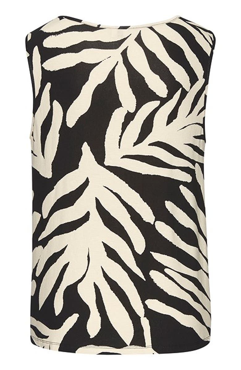 LASCANA Women's Beaded Strap Top, Alternate, color, Black & Vanilla