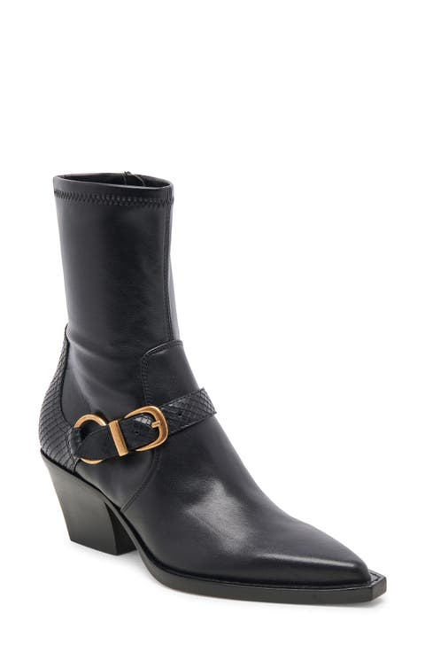 Rave Pointed Toe Bootie (Women)