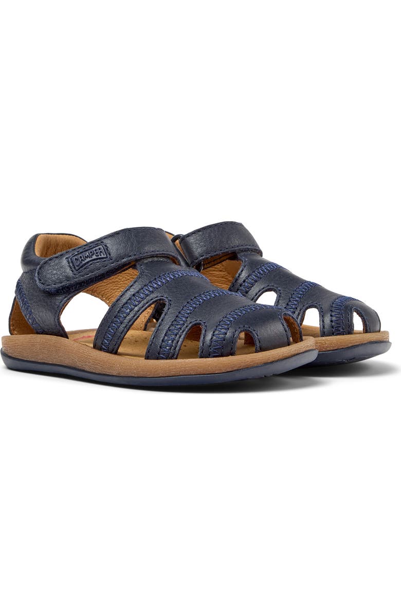 Camper Kids' Bicho Fisherman Sandal, Main, color, Navy