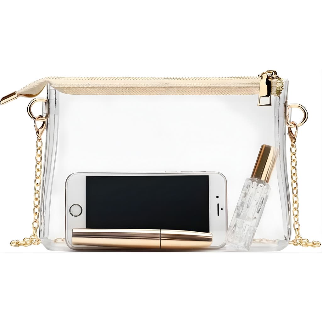 Macrae & Co . Mini Clear Bag In Gold