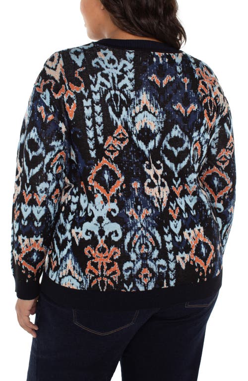 Liverpool Los Angeles Jacquard Sweater In Multi