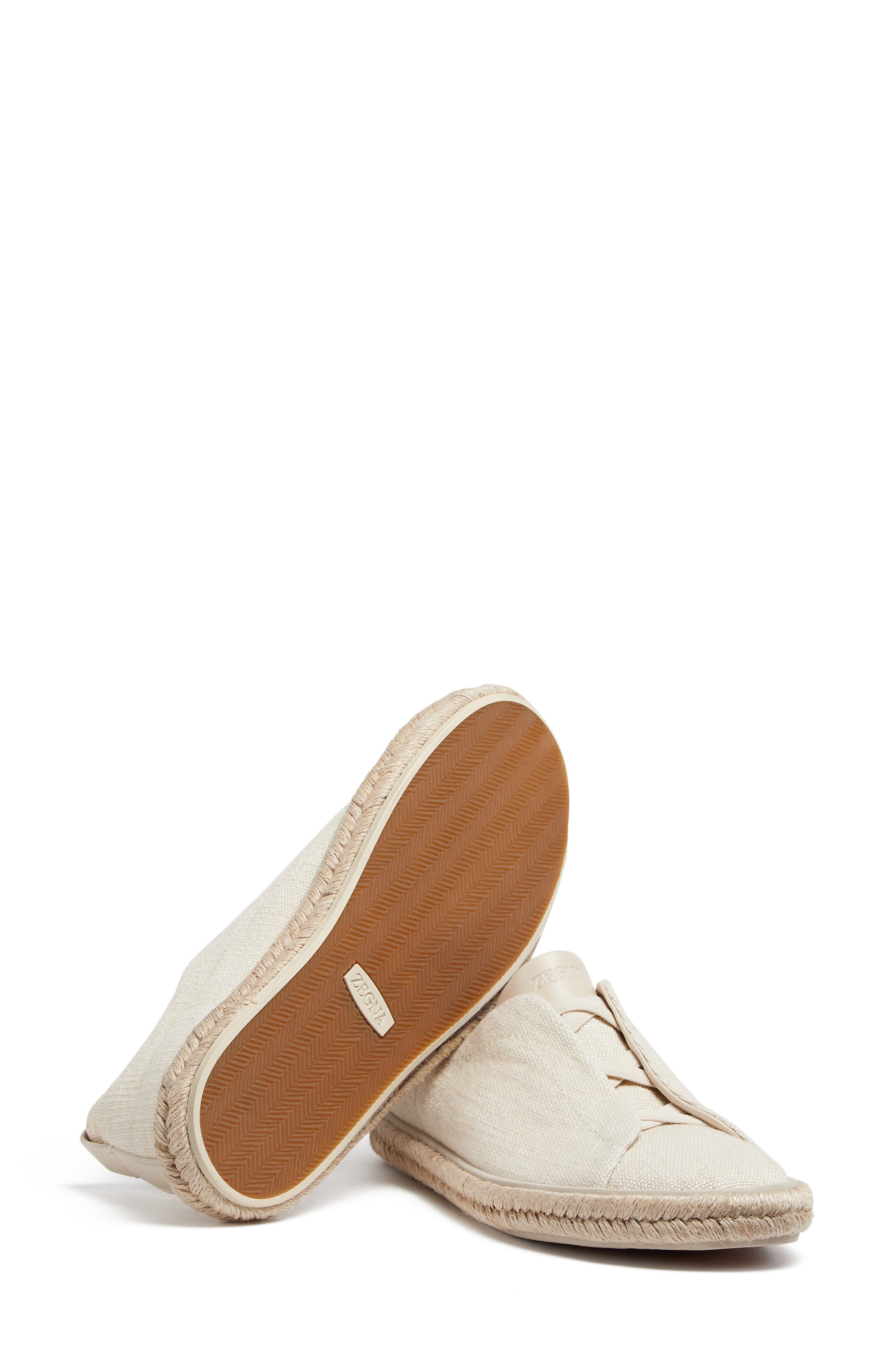 ZEGNA Triple Stitch Slip-On Espadrille Sneaker, Alternate, color, 