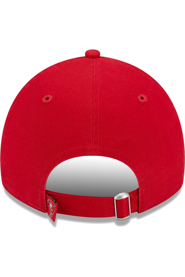 Women's New Era Red Tampa Bay Buccaneers Leaves 9TWENTY Adjustable Hat, Alternate, color, Red