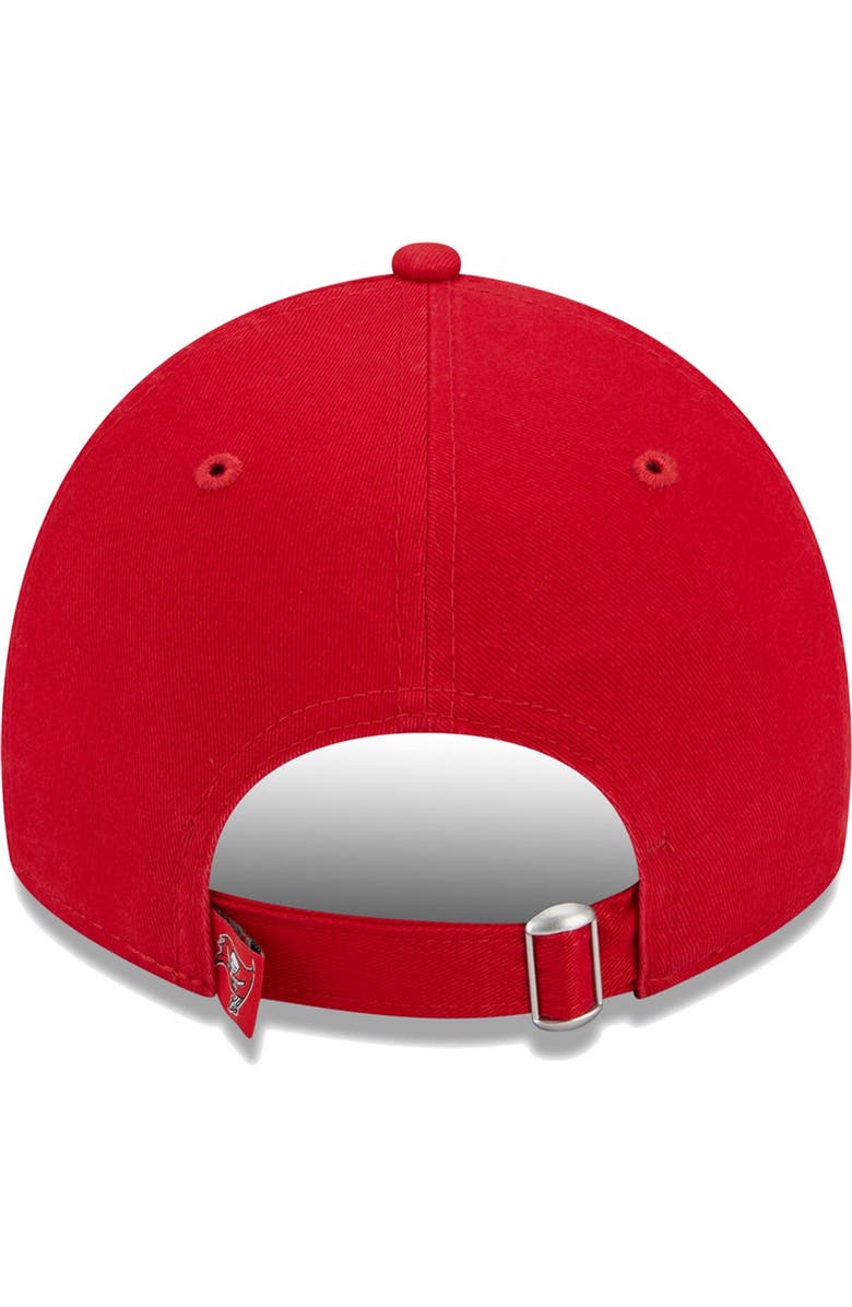 New Era Women's New Era Red Tampa Bay Buccaneers Leaves 9TWENTY Adjustable Hat, Alternate, color, Red