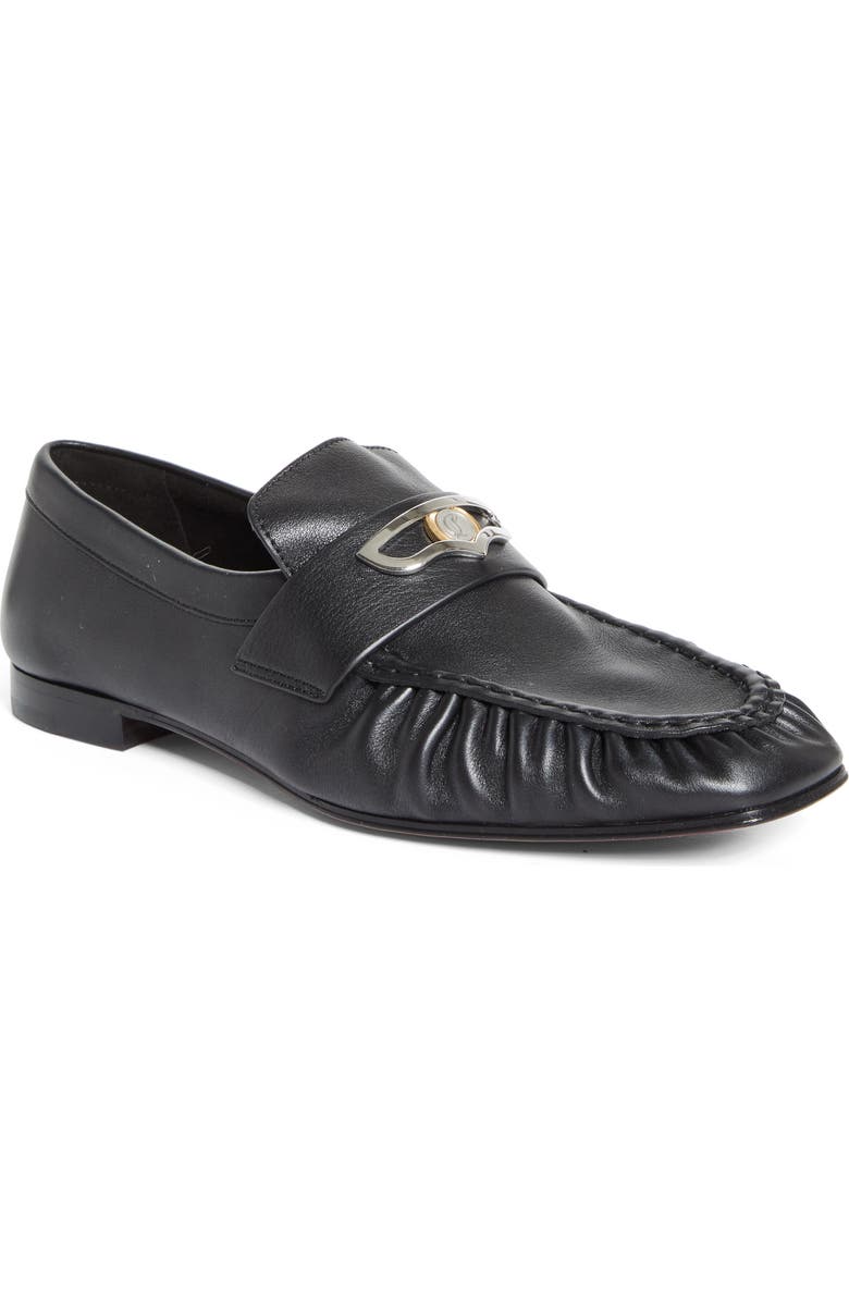 Christian Louboutin Mocallista Penny Loafer, Main, color, Black/ Black