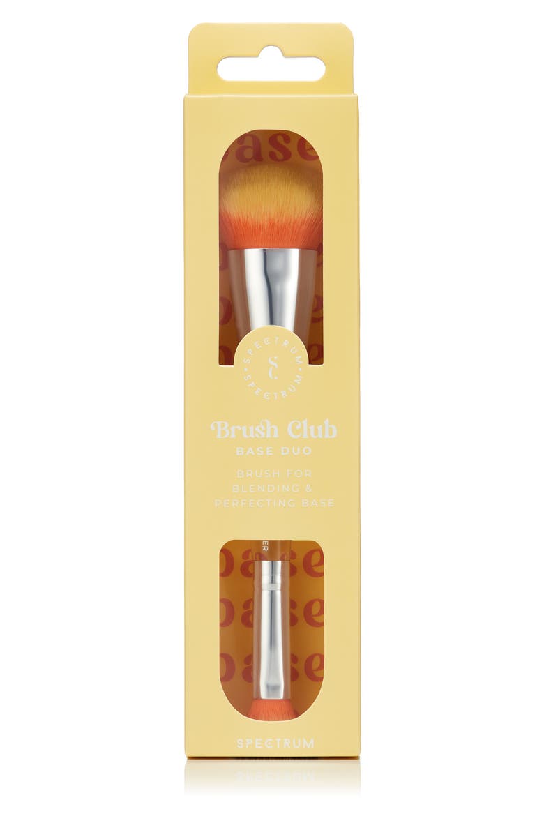 Brush Club Base Brush Duo Makeup Brush, Alternate, color, YELLOW