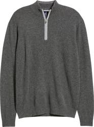 johnnie-O Niccolo Cashmere Quarter Zip Sweater