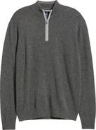 johnnie-O Niccolo Cashmere Quarter Zip Sweater
